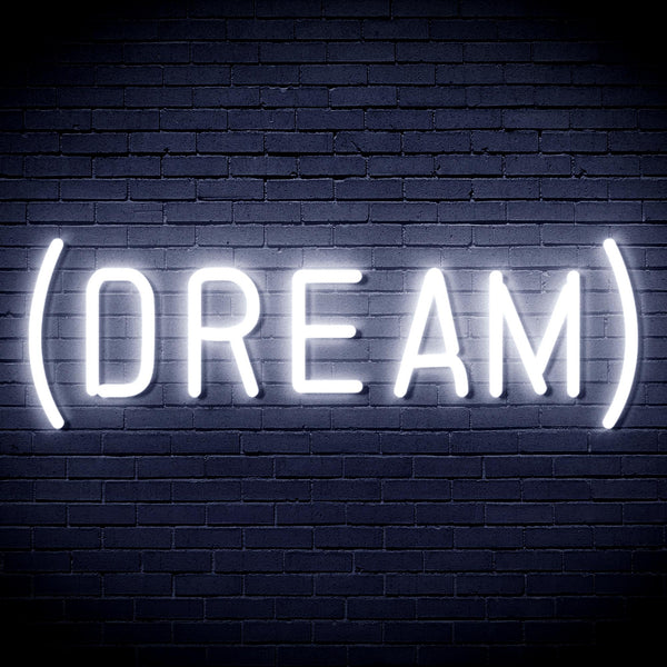 advpro-dream-ultra-bright-led-neon-sign-fnu0351 - White