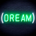 advpro-dream-ultra-bright-led-neon-sign-fnu0351 - White & Green