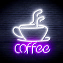 advpro-coffee-cup-ultra-bright-led-neon-sign-fnu0352 - White & Purple
