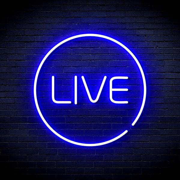 advpro-live-ultra-bright-led-neon-sign-fnu0353 - Blue