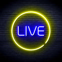 advpro-live-ultra-bright-led-neon-sign-fnu0353 - Blue & Yellow