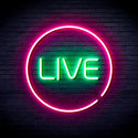 advpro-live-ultra-bright-led-neon-sign-fnu0353 - Green & Pink