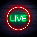 advpro-live-ultra-bright-led-neon-sign-fnu0353 - Green & Red