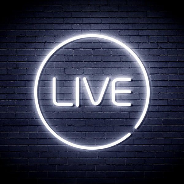 advpro-live-ultra-bright-led-neon-sign-fnu0353 - White