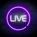 advpro-live-ultra-bright-led-neon-sign-fnu0353 - White & Purple