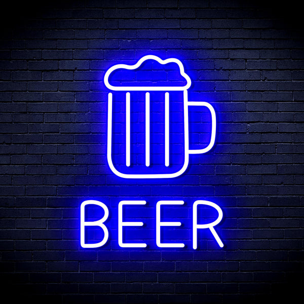advpro-beer-mug-ultra-bright-led-neon-sign-fnu0354 - Blue