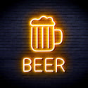 advpro-beer-mug-ultra-bright-led-neon-sign-fnu0354 - Golden Yellow