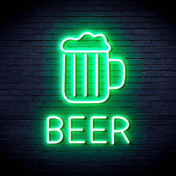 advpro-beer-mug-ultra-bright-led-neon-sign-fnu0354 - Green