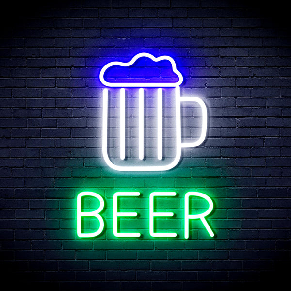 advpro-beer-mug-ultra-bright-led-neon-sign-fnu0354 - Multi-Color 7
