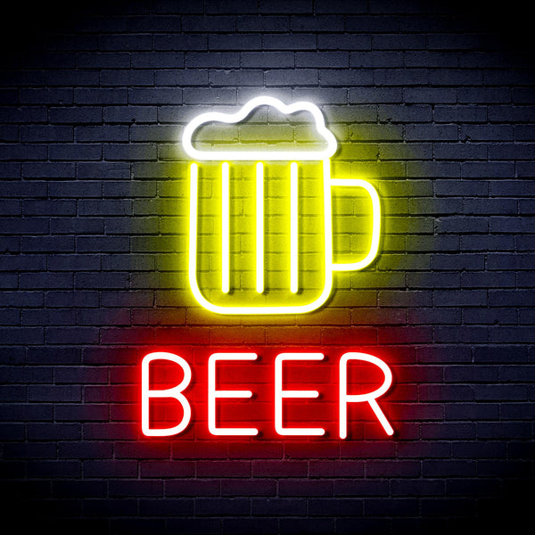 Beer Mug Ultra-Bright LED Neon Sign fnu0354