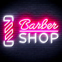 advpro-barber-shop-with-barber-pole-ultra-bright-led-neon-sign-fnu0355 - White & Pink