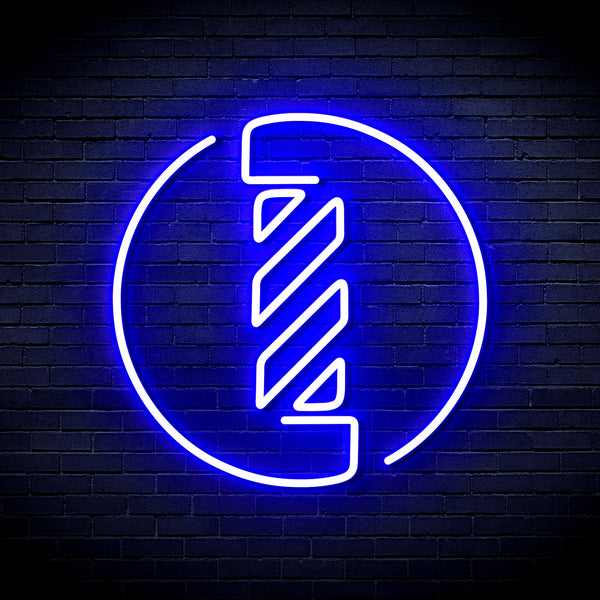 advpro-barber-pole-ultra-bright-led-neon-sign-fnu0356 - Blue
