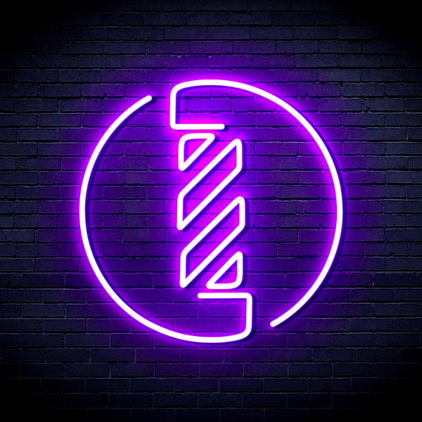 advpro-barber-pole-ultra-bright-led-neon-sign-fnu0356 - Purple