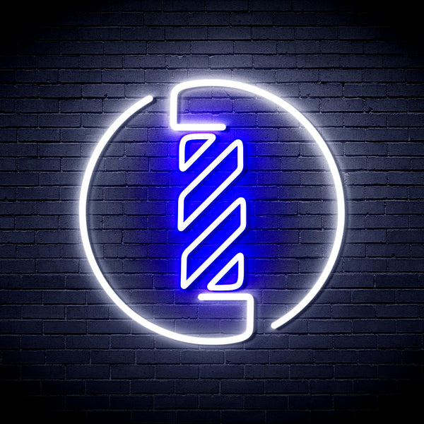 advpro-barber-pole-ultra-bright-led-neon-sign-fnu0356 - White & Blue