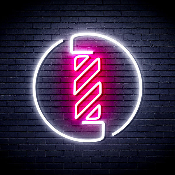 advpro-barber-pole-ultra-bright-led-neon-sign-fnu0356 - White & Pink