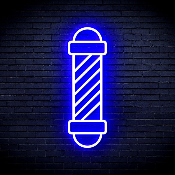 advpro-barber-pole-ultra-bright-led-neon-sign-fnu0357 - Blue
