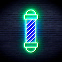 advpro-barber-pole-ultra-bright-led-neon-sign-fnu0357 - Green & Blue