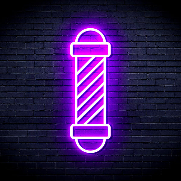 advpro-barber-pole-ultra-bright-led-neon-sign-fnu0357 - Purple