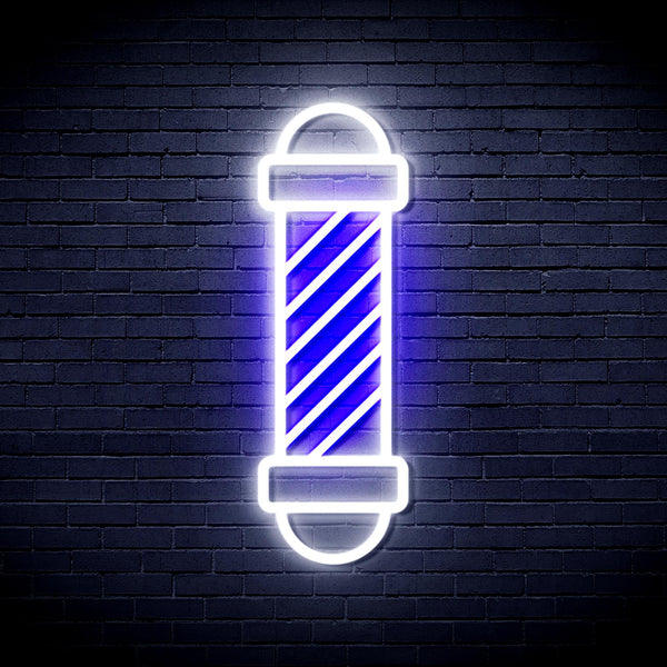 advpro-barber-pole-ultra-bright-led-neon-sign-fnu0357 - White & Blue