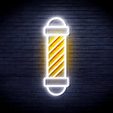 advpro-barber-pole-ultra-bright-led-neon-sign-fnu0357 - White & Golden Yellow