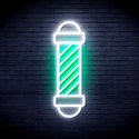 advpro-barber-pole-ultra-bright-led-neon-sign-fnu0357 - White & Green
