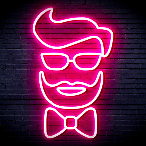 advpro-barber-face-ultra-bright-led-neon-sign-fnu0359 - Pink