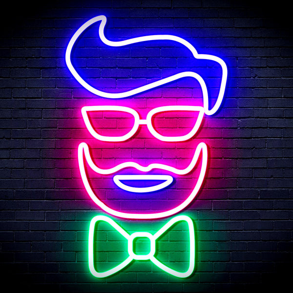 advpro-barber-face-ultra-bright-led-neon-sign-fnu0359 - Multi-Color 7