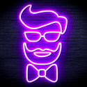 advpro-barber-face-ultra-bright-led-neon-sign-fnu0359 - Purple