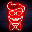 advpro-barber-face-ultra-bright-led-neon-sign-fnu0359 - Red