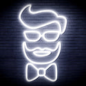advpro-barber-face-ultra-bright-led-neon-sign-fnu0359 - White