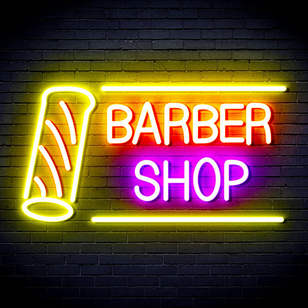 advpro-barber-shop-with-barber-pole-ultra-bright-led-neon-sign-fnu0360 - Multi-Color 2