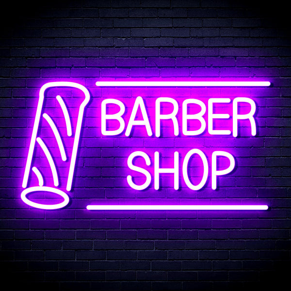 advpro-barber-shop-with-barber-pole-ultra-bright-led-neon-sign-fnu0360 - Purple