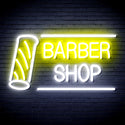 advpro-barber-shop-with-barber-pole-ultra-bright-led-neon-sign-fnu0360 - White & Yellow