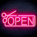 advpro-open-with-scissors-ultra-bright-led-neon-sign-fnu0361 - Pink