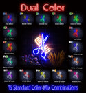 advpro-comb-and-scissors-ultra-bright-led-neon-sign-fnu0363 - Dual-Color