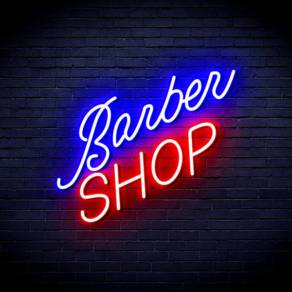 advpro-barber-shop-ultra-bright-led-neon-sign-fnu0364 - Red & Blue