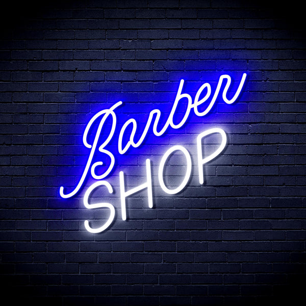 advpro-barber-shop-ultra-bright-led-neon-sign-fnu0364 - White & Blue