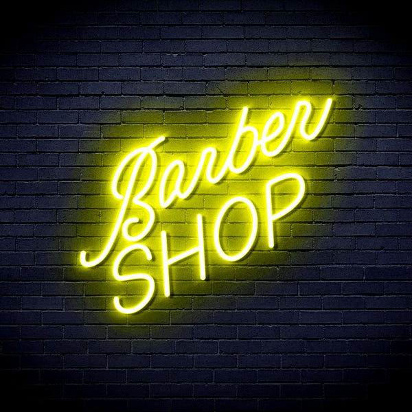 advpro-barber-shop-ultra-bright-led-neon-sign-fnu0364 - Yellow