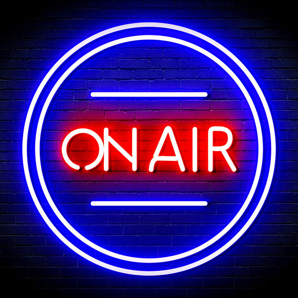 advpro-on-air-ultra-bright-led-neon-sign-fnu0366 - Blue & Red