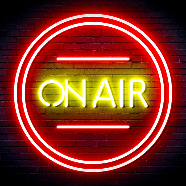 advpro-on-air-ultra-bright-led-neon-sign-fnu0366 - Red & Yellow
