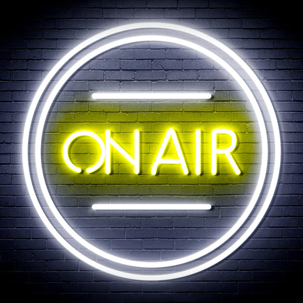 advpro-on-air-ultra-bright-led-neon-sign-fnu0366 - White & Yellow