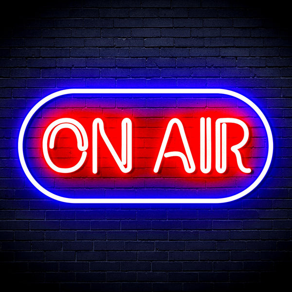 advpro-on-air-ultra-bright-led-neon-sign-fnu0367 - Blue & Red