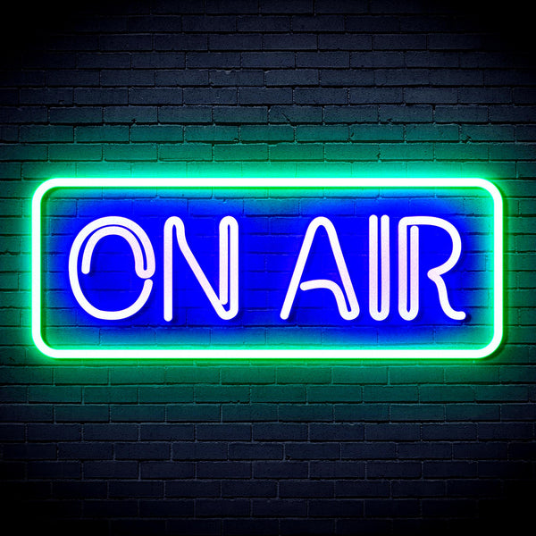advpro-on-air-signage-ultra-bright-led-neon-sign-fnu0368 - Green & Blue