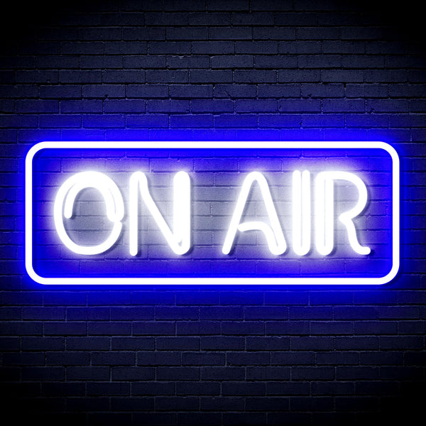 advpro-on-air-signage-ultra-bright-led-neon-sign-fnu0368 - White & Blue