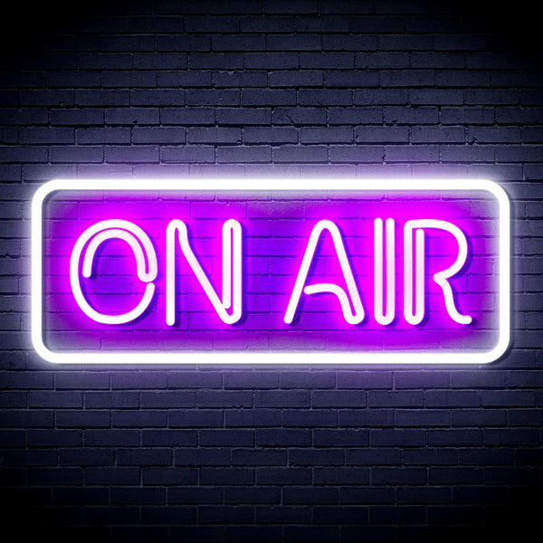 advpro-on-air-signage-ultra-bright-led-neon-sign-fnu0368 - White & Purple