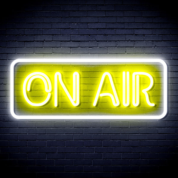 advpro-on-air-signage-ultra-bright-led-neon-sign-fnu0368 - White & Yellow