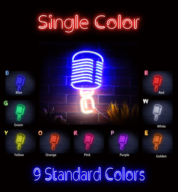 advpro-microphone-ultra-bright-led-neon-sign-fnu0369 - Classic