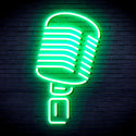 advpro-microphone-ultra-bright-led-neon-sign-fnu0369 - Green