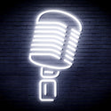 advpro-microphone-ultra-bright-led-neon-sign-fnu0369 - White