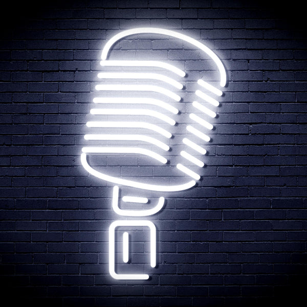 advpro-microphone-ultra-bright-led-neon-sign-fnu0369 - White
